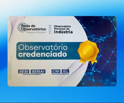 Certificado de Observatório credenciado concedido ao Observatório da Indústria de Alagoas